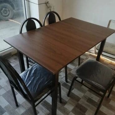 metbex stol stulları qiymetleri: Stol stul desti, masa və oturacaqlar dəsti, Metbex üçün stol stul — 11