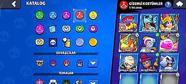 Видеоигры и приставки: Brawl stars hesabıdı 26k kupası var 43 ender kostüm,33süper ender — 5