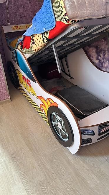 qaz 3: Uşaq üçün maşın formalı çarpayı - Dizayn: Yarış avtomobili — 3