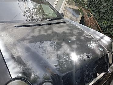 e46 kardan: Mersedes E-class (W210) üçün kapot - Rəng: qara (orijinal boyası — 1