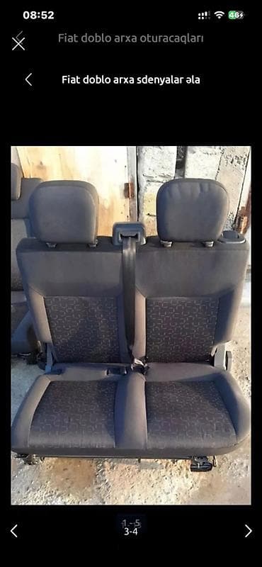 o7 sekilleri: Fiat Doblo arxa oturacaqları Vitolarada fortarada qoyulur - Model — 1