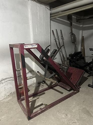 vintir: Profesional Hack Squat trenajor - Aşağı bədən üçün güclü yük — 7