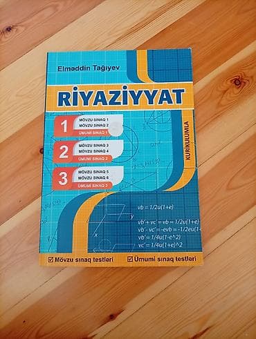Məhsul: Riyaziyyat – kurikulumla (kitab) Müəllif: Elməddin Tağıyev