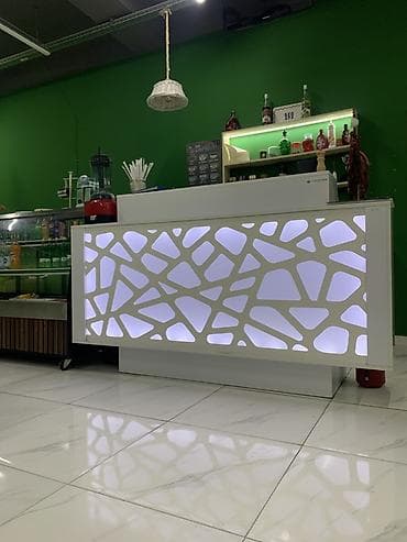 ag masa: Resepsiyon/Bar stendi – dekorativ işıqlanmalı, funksional - Ön panel — 1