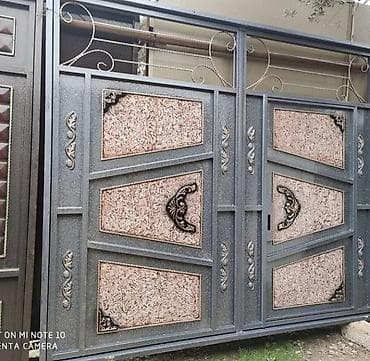 Döşəmə: Dəmir Həyət darvazası, Siyirmə, Qapı ilə, rəng - Qəhvəyi, Kredit yoxdur — 5