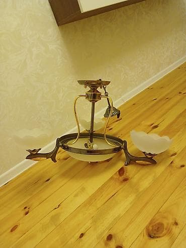 Çılçıraq, 4 lampa, Metal