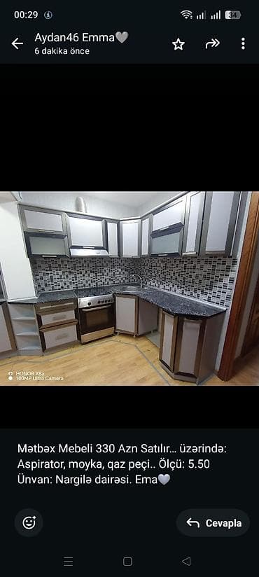 Mətbəx Mebeli 330 Azn Satılır… üzərində: Aspirator, moyka, qaz peçi lalafo.az -da Mətbəx Mebeli 330 Azn Satılır… üzərində: Aspirator, moyka, qaz peçi