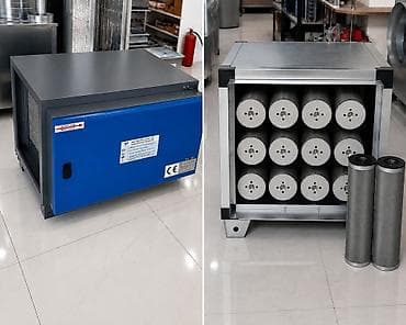 elekt: Elektrostatik Filter – Yağ, tüstü və his hissəciklərini yüksək — 1