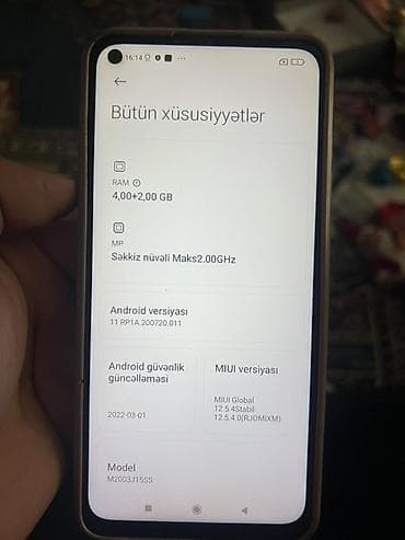 iphone 8 128 gb: Redmi Note 9, 128 GB, rəng - Yaşıl, Barmaq izi — 3