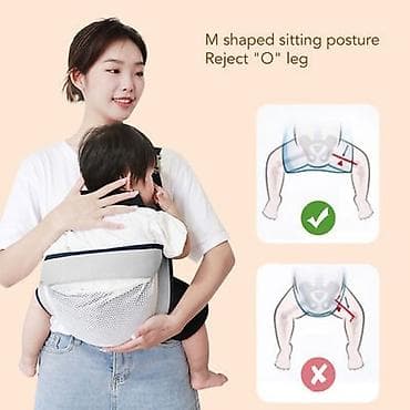 uwag arabasi: Erqonomik körpə daşıma slingi – C formalı dizayn - Körpənin onurğa — 3