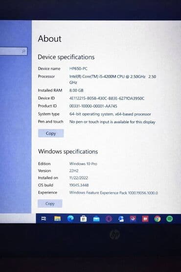 Аксессуары для ПК: HP 650 Noutbuku – Dəyərindən Çox Aşağı + Adaptır Verilir İş və təhsil — 2