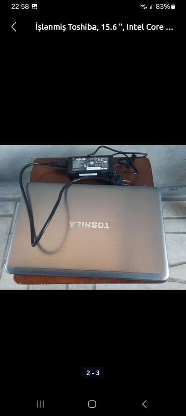 nexus notebook: Б/у Toshiba, 15.6 ", Intel Core i5, 256 ГБ, Самовывоз — 3