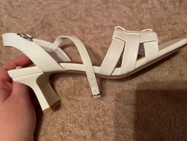 tekstil uşaq şəp şəpləri: Ölçü: 37, rəng - Ağ, Yeni — 3