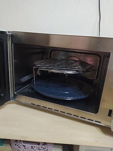 efba soba: Mikrodalğalı soba Sharp, Ayrıca dayanan, Qril ilə, rəng - Ağ, Yeni — 8