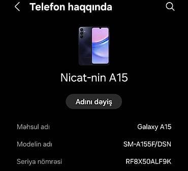 samsung a5 2016 ekran: Samsung Galaxy A15, 256 GB, İki sim kartlı — 2