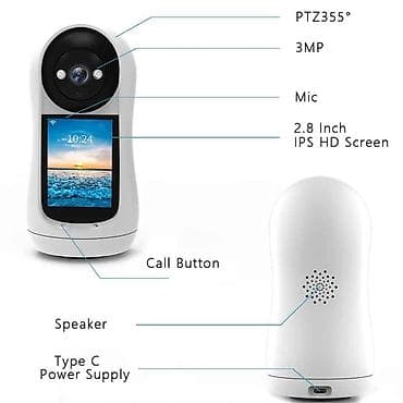 ev qizdiricilari: 3mp uşaq və evə nəzarət kamerası Müşahidə kamerası — 3