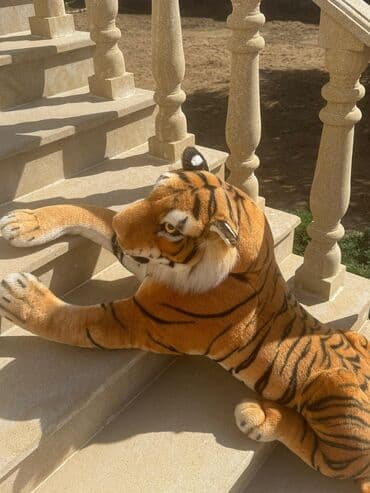 i̇ntertaktiv oyuncaq pişiklər: Yumşaq pələng oyuncağı.elaqe vatsap — 3