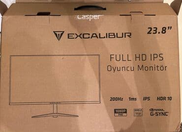 manitor maşın: Excalibur brendindən bu qara monitor 200 Hz təzələnmə tezliyi və 1 ms — 9