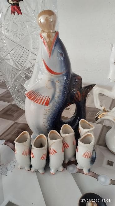 qarlı şam və küknar ağacları: Fiqur, Keramika, rəng - Ağ — 2