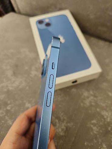 Мобильные телефоны и аксессуары: IPhone 13, 256 ГБ, Голубой, Беспроводная зарядка — 3