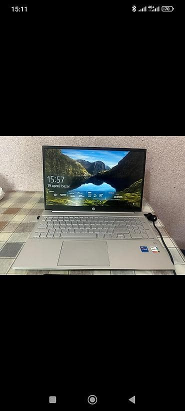 hp netbook: HP Pavilion 15 noutbuk - Prosessor: 11-ci nəsil Intel Core i7-1165G7 — 1