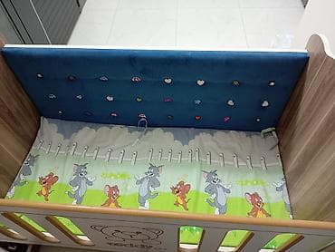 ucuz kravat: Oğlan və qız üçün, Dördbucaq, Beşik, Matras ilə, Yellənmə mexanizmsiz — 2