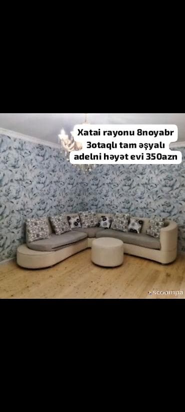 xirdalan kiraye: 70 kv. m, 3 otaqlı, İnternet, Qaz, İşıq — 3