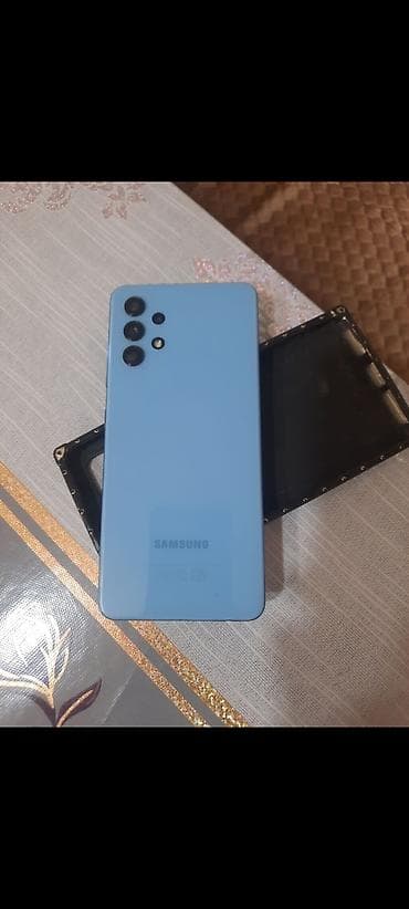 Samsung Galaxy A32, 128 GB, rəng - Mavi, Barmaq izi lalafo.az -da Samsung Galaxy A32, 128 GB, rəng - Mavi, Barmaq izi