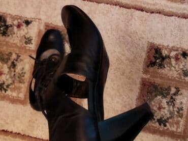 şnurlu qadın mokasinləri: Tuflilər, Ölçü: 38, rəng - Qara, İşlənmiş — 7