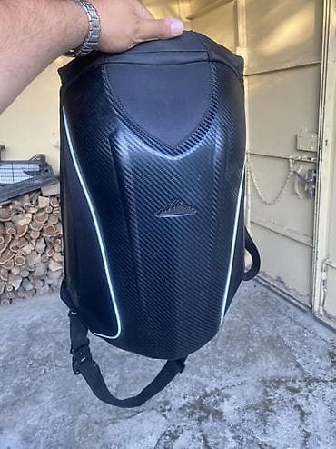 moto tvs: Sərt qabıqlı motosiklet üçün bel çantası - Aerodinamik dizaynlı sərt — 1