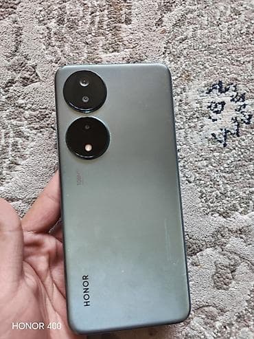 retro telefonlar: Honor X7b, 128 GB, rəng - Bej, Qırıq, Sensor, Barmaq izi — 3