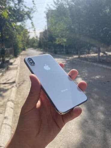 iphone planşet qiymetleri: IPhone X, 64 GB, Gümüşü, Face ID — 1