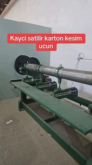 Karton kəsmə üçün kayçı (bobin kəsmə aparatı) - Karton