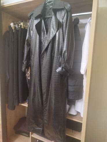 toxunma uzun jaketler: Plaş, 2XL, rəng - Qara — 1