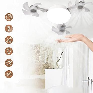 ventil: 3 Qanadlı 15 Pərli Pultlu Tavan sərinkeşi + LED Lampa 50W . ❄️ — 2