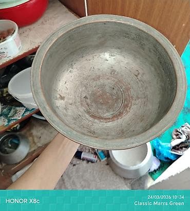 Столовая посуда: Миски, 1 шт., цвет - Серый, Металл — 2