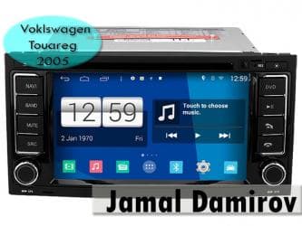 masin ucun monitorlar qiymeti: Volkswagen touareg 2005 üçün dvd-monitor, dvd-монитор для volkswagen — 1