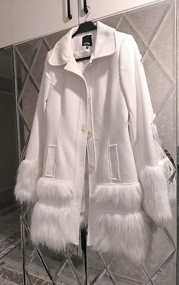 Palto, Setre, XL, rəng - Ağ