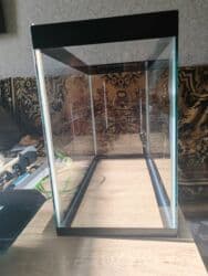 canlı yem: Şüşə akvarium komplekti - Ölçü: 45×20 sm (dikdörtgen forma, geniş ön — 2