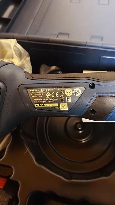 elektrikli əl alətləri: Yeni Cilalama, polirovka aparatı, 125 mm — 2