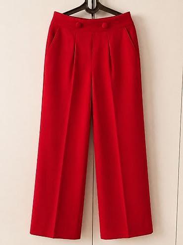 Qırmızı qadın kostyum dəsti – AZURA Collections - Dəst: qısa kəsimli — 3