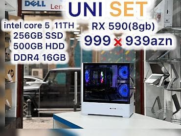Masaüstü kompüter Şəhər: Bakı Çatdırılma?: Bəli Gaming PC UniSet