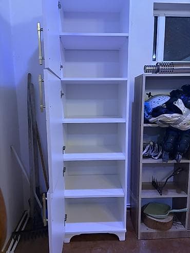 Ağ rəngli üç qapılı şkaf - Material: laminat/MDFlam tipli ağ korpus - — 4