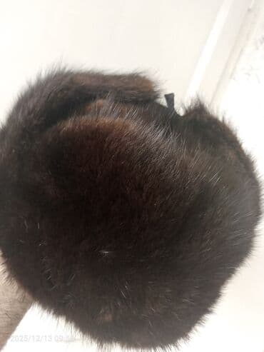 женские шапки с шарфом: Шапка, One size, цвет - Коричневый — 1