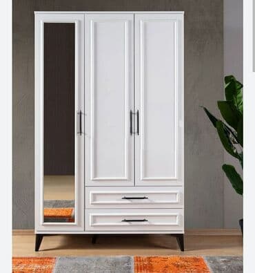 mebell: Yeni, Açılan, 3 qapılı Düz dolab, Qarderob, paltar dolabı, Azərbaycan — 1