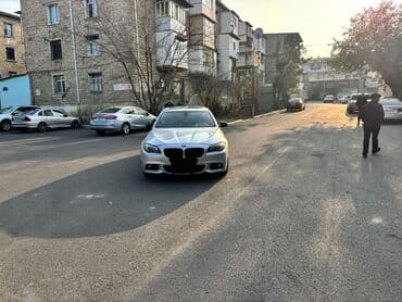 bmw 7 серия 740i at: BMW 5 Series (F10) sedan – gümüş rəng. Texniki xüsusiyyətlər və — 1