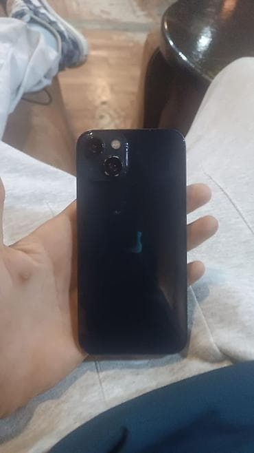 2.el telefon iphone: IPhone 13, 256 GB, Qara, Face ID — 1