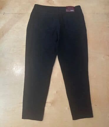 cins salvarlar 2021: Mavi rəngli klassik denim cins şalvar - Model: düz/regular kəsim — 4