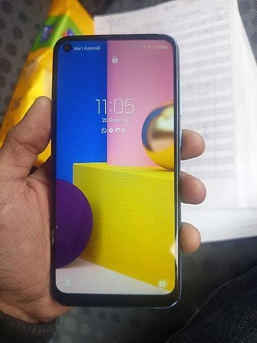 samsung galaxy a 3: Samsung Galaxy M11, 32 GB, rəng - Mavi, Barmaq izi — 2