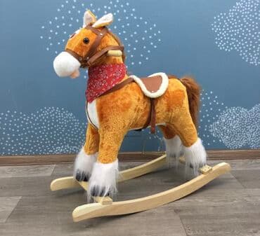 uşaq ucun oyuncaq: Детская лошадь качели — 1